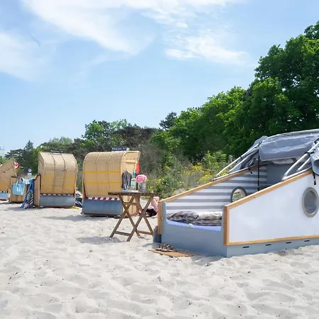 Luxe tent Schlafstrandkorb Nr 7