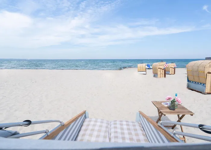 Luxe tent Schlafstrandkorb Nr 7 Timmendorfer Strand