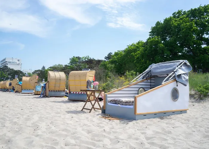 Luxury tent Schlafstrandkorb Nr 7